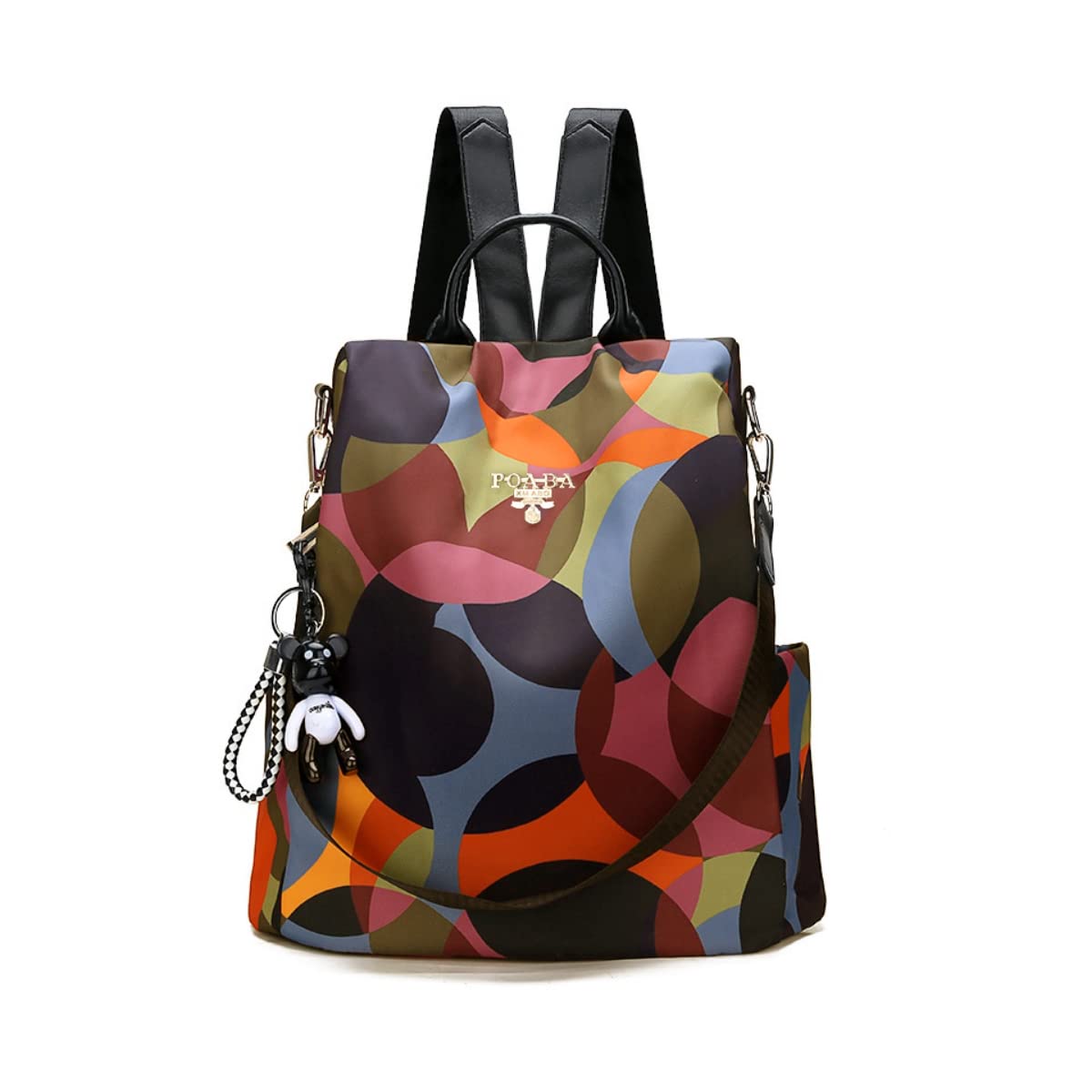 PALAY Leisure Style Backpacks for Women Travel Water-Resistant Backpack Geometric Print Shoulder Bags Oxford Cloth Backpack for Girls PALAY Leisure Style Backpacks for Women Travel Water-Resistant Backpack Geometric Print Shoulder Bags Oxford Cloth Backpack for Girls